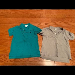 2 Ralph Lauren toddler boy’s polo shirts